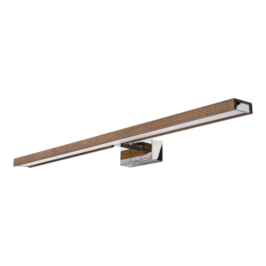 BRILAGI - LED kúpeľňové osvetlenie zrkadla WOODY MIRROR 3v1 LED/15W/230V 80 cm IP44 lesklý chróm/dub orech