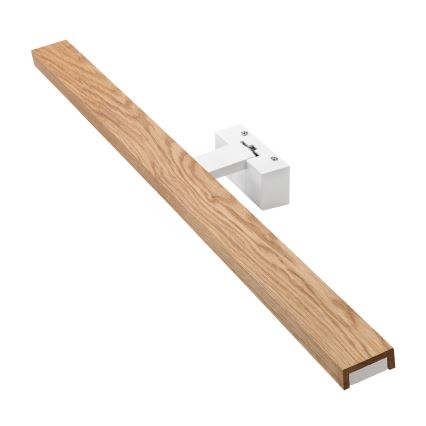 Brilagi - Kúpeľňové LED osvetlenie zrkadla 3 v 1 WOODY MIRROR LED/15W/230V 80 cm IP44 biela/dub