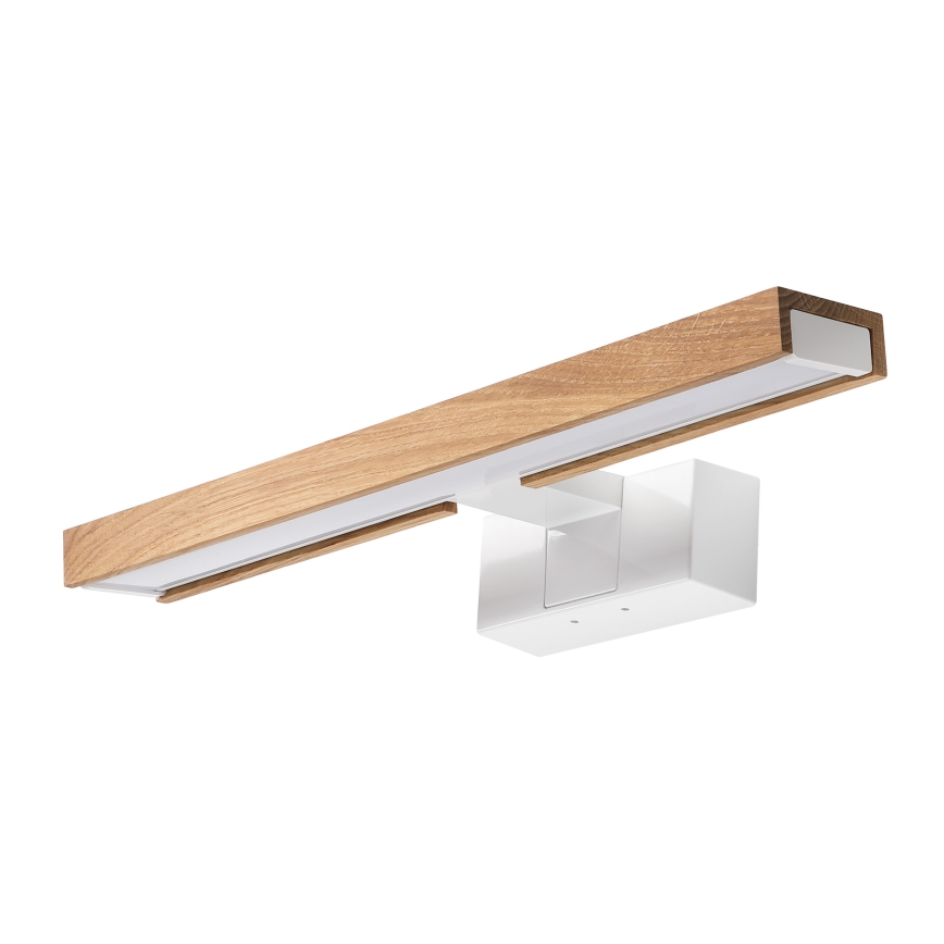 Brilagi - LED kúpeľňové osvetlenie na zrkadlo 3v1 WOODY MIRROR LED/8W/230V 40 cm IP44 biela/dub