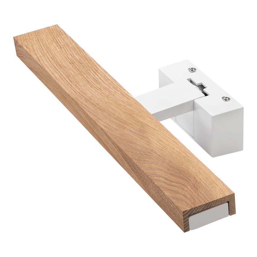 Brilagi - LED kúpeľňové osvetlenie na zrkadlo 3v1 WOODY MIRROR LED/8W/230V 40 cm IP44 biela/dub
