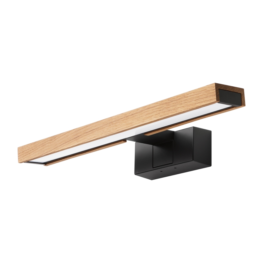 Brilagi - LED osvetlenie zrkadla do kúpeľne 3v1 WOODY MIRROR LED/8W/230V IP44 čierna/dub