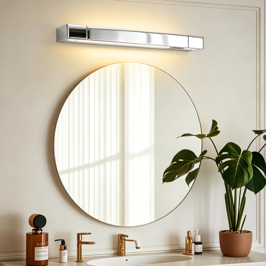 BRILAGI - LED kúpeľňové osvetlenie zrkadla AQUA LINE LED/12W/230V 45 cm IP44 lesklý chróm CRI 90
