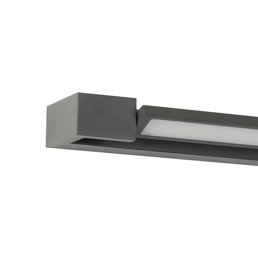 Brilagi - LED osvetlenie kúpeľňového zrkadla AQUA LINE LED/18W/230V 60 cm IP44 antracit CRI 90