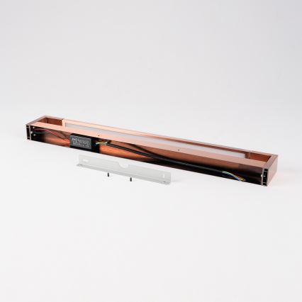 Brilagi - LED Kúpeľňové osvetlenie zrkadla AQUA LINE LED/18W/230V 60 cm IP44 bronzové CRI 90