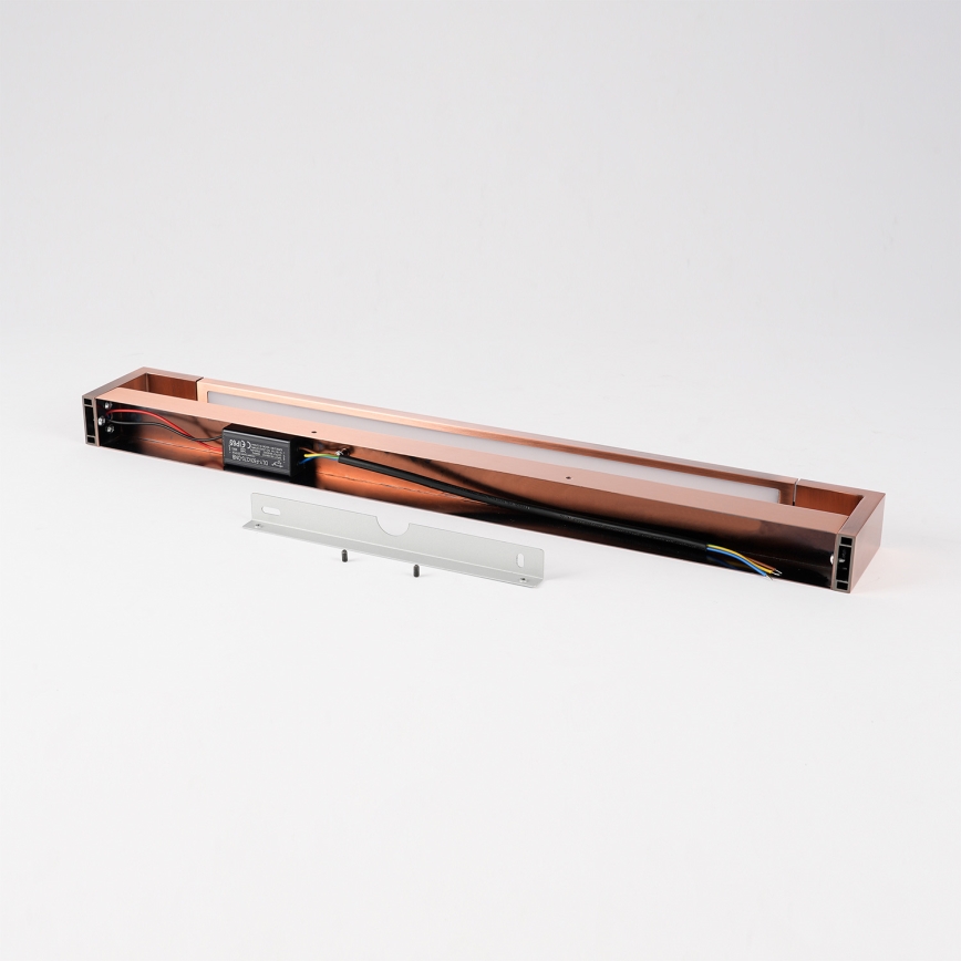 Brilagi - LED Kúpeľňové osvetlenie zrkadla AQUA LINE LED/18W/230V 60 cm IP44 bronzové CRI 90