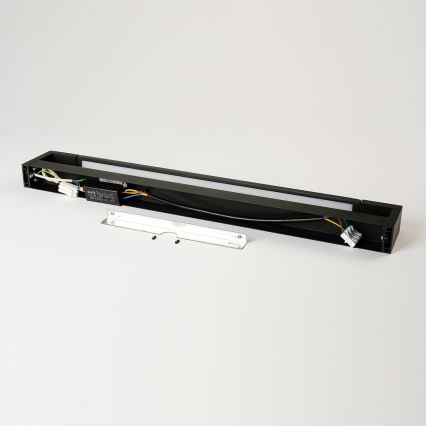 Brilagi - LED kúpeľňové osvetlenie na zrkadlo AQUA LINE LED/18W/230V 60 cm IP44 čierne CRI 90