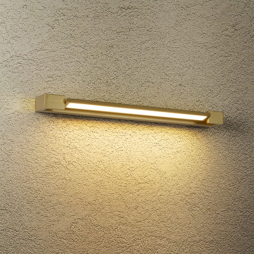 Brilagi - LED kúpeľňové osvetlenie zrkadla AQUA LINE LED/18W/230V 60 cm IP44 zlaté CRI 90