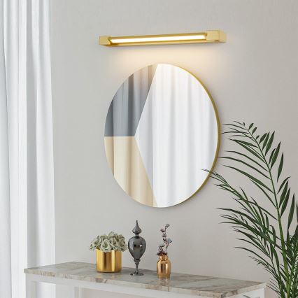 Brilagi - LED kúpeľňové osvetlenie zrkadla AQUA LINE LED/18W/230V 60 cm IP44 zlaté CRI 90
