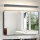 Brilagi - LED kúpeľňové osvetlenie zrkadla AQUA LINE LED/24W/230V 90 cm IP44 antracit CRI 90