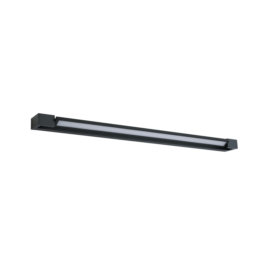 Brilagi - LED kúpeľňové osvetlenie zrkadla AQUA LINE LED/24W/230V 90 cm IP44 čierna CRI 90