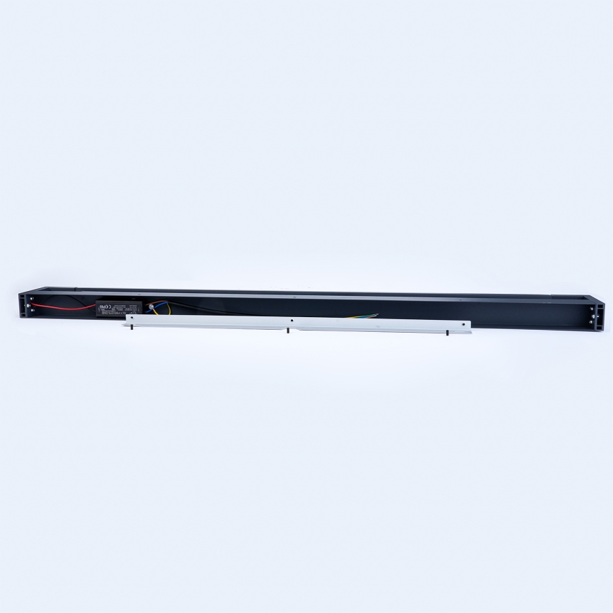 Brilagi - LED kúpeľňové osvetlenie zrkadla AQUA LINE LED/24W/230V 90 cm IP44 čierna CRI 90