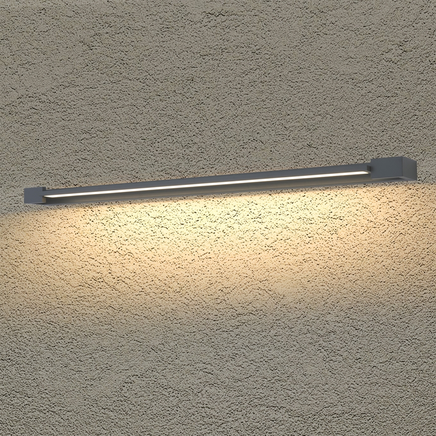 Brilagi - LED osvetlenie zrkadla do kúpeľne AQUA LINE LED/36W/230V 120 cm IP44 antracit CRI 90