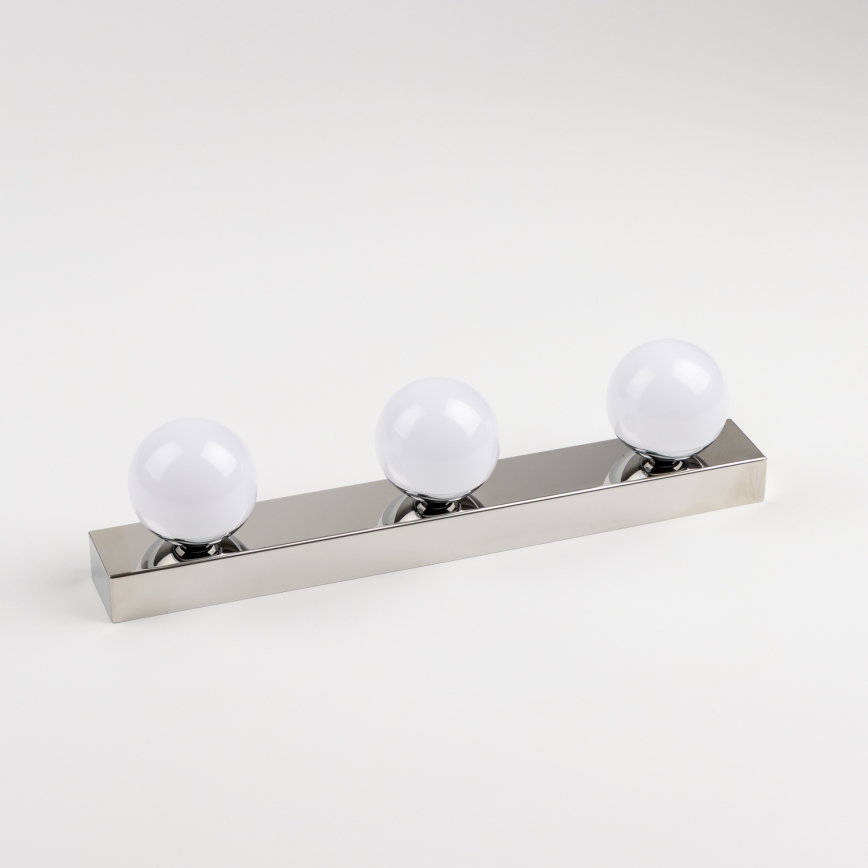 Brilagi - LED osvetlenie zrkadla do kúpeľne HOLLYWOOD 3xLED/3W/230V 39 cm IP44 lesklý chróm