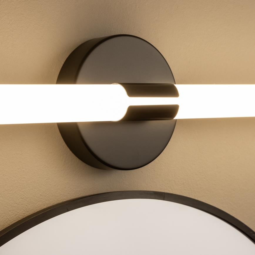 Brilagi - LED kúpeľňové osvetlenie zrkadla LARA LED/10W/230V 60 cm IP44 čierne