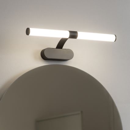 Brilagi - LED osvetlenie zrkadla do kúpeľne 2v1 TUBEO LED/6W/230V 40 cm IP44 čierna
