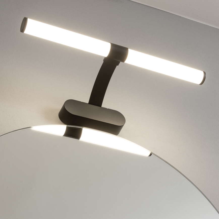 Brilagi - LED osvetlenie zrkadla do kúpeľne 2v1 TUBEO LED/6W/230V 40 cm IP44 čierna