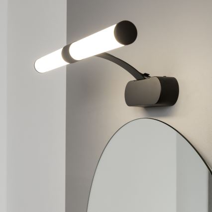 Brilagi - LED osvetlenie zrkadla do kúpeľne 2v1 TUBEO LED/6W/230V 40 cm IP44 čierna
