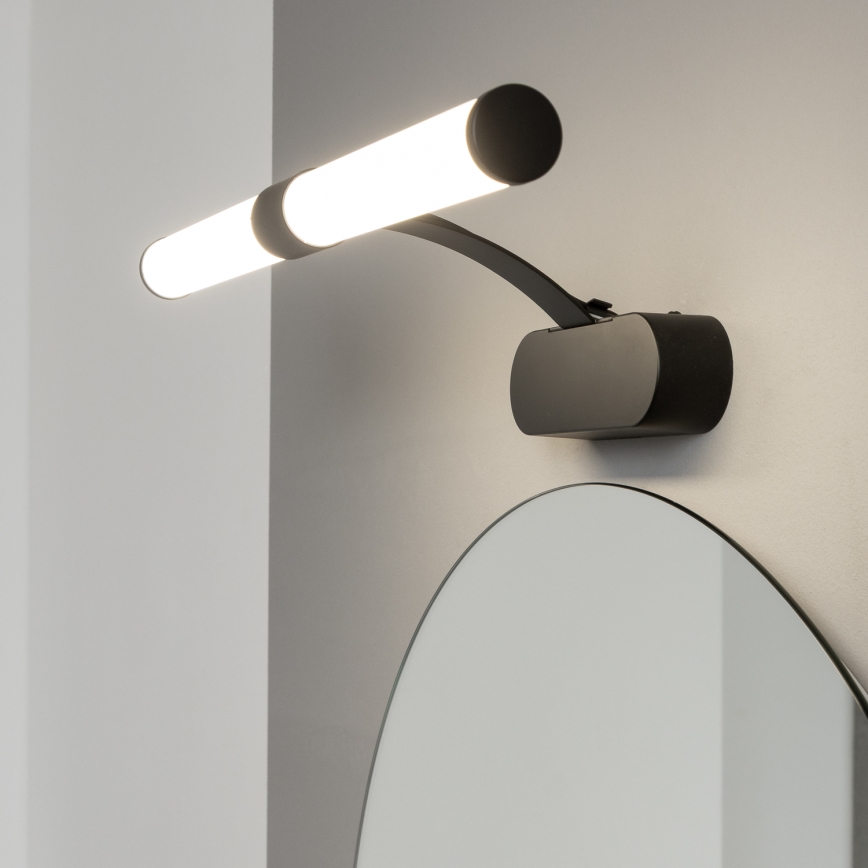 Brilagi - LED osvetlenie zrkadla do kúpeľne 2v1 TUBEO LED/6W/230V 40 cm IP44 čierna