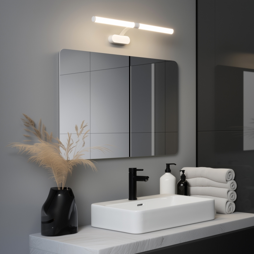 Brilagi - LED kúpeľňové osvetlenie pre zrkadlo 2v1 TUBEO LED/8W/230V 60 cm IP44 biela