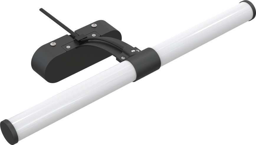 Brilagi - LED Kúpeľňové osvetlenie zrkadla TUBEO LED/8W/230V 60 cm IP44 čierna