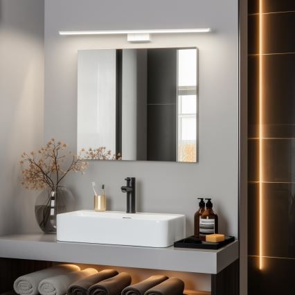 Brilagi - LED kúpeľňové osvetlenie na zrkadlo 3v1 VESTRA LED/15W/230V 80 cm IP44 biela