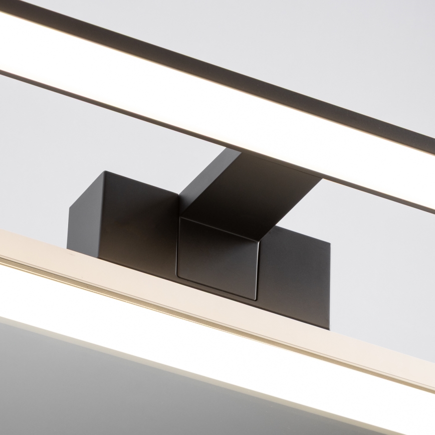 Brilagi - LED osvetlenie zrkadla do kúpeľne 3v1 VESTRA LED/6W/230V 30 cm IP44 čierne