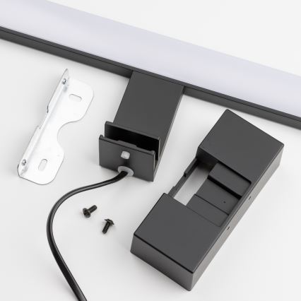 Brilagi - LED osvetlenie zrkadla do kúpeľne 3v1 VESTRA LED/6W/230V 30 cm IP44 čierne