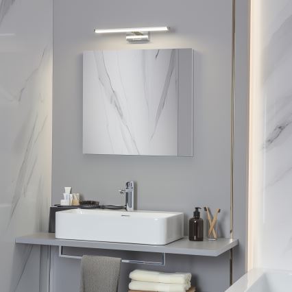 Brilagi - LED kúpeľňové osvetlenie na zrkadlo 3 v 1 VESTRA LED/8W/230V 40 cm IP44 lesklý chróm