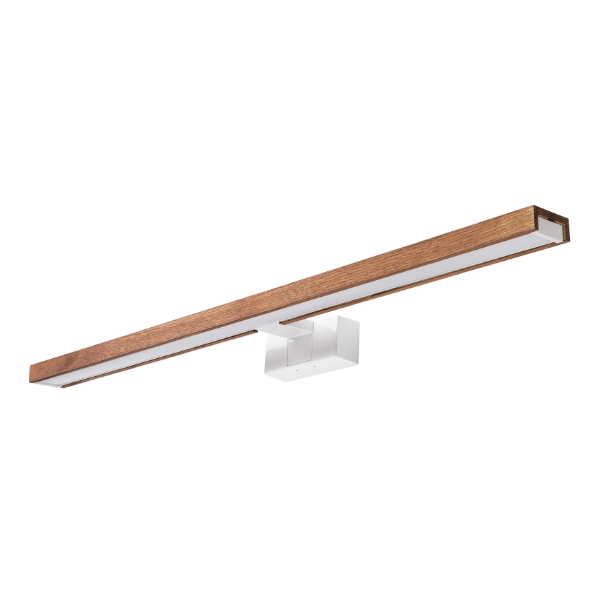 Brilagi - LED osvetlenie kúpeľňového zrkadla WOODY MIRROR 3v1 LED/15W/230V 80 cm IP44 biela/dub čerešňa