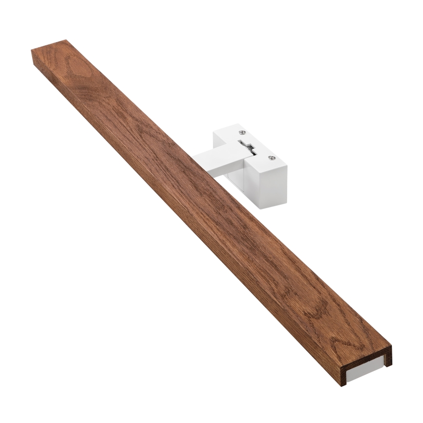 Brilagi - LED osvetlenie kúpeľňového zrkadla WOODY MIRROR 3v1 LED/15W/230V 80 cm IP44 biela/dub čerešňa