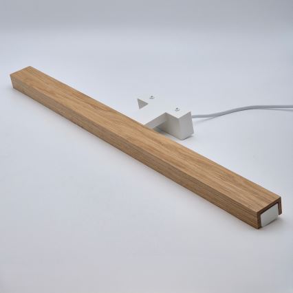 Brilagi - LED Kúpeľňové osvetlenie zrkadla WOODY MIRROR LED/12W/230V 60 cm IP44 dub/biela