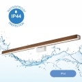 Brilagi - LED Kúpeľňové osvetlenie zrkadla WOODY MIRROR LED/15W/230V 90 cm IP44 dub čerešňa/biela