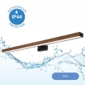 Brilagi - LED Kúpeľňové osvetlenie zrkadla WOODY MIRROR LED/15W/230V 90 cm IP44 dub čerešňa/čierna