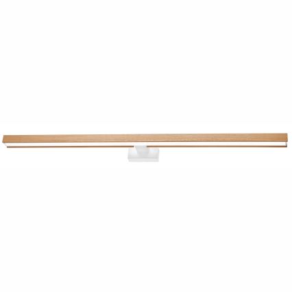 Brilagi - LED Kúpeľňové osvetlenie zrkadla WOODY MIRROR LED/15W/230V 90 cm IP44 dub/biela