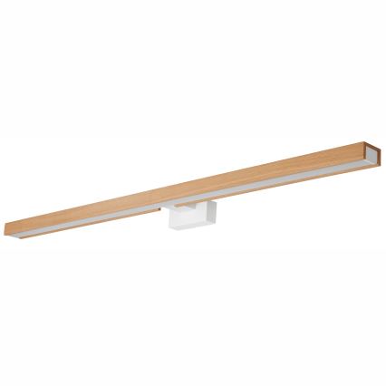 Brilagi - LED Kúpeľňové osvetlenie zrkadla WOODY MIRROR LED/15W/230V 90 cm IP44 dub/biela