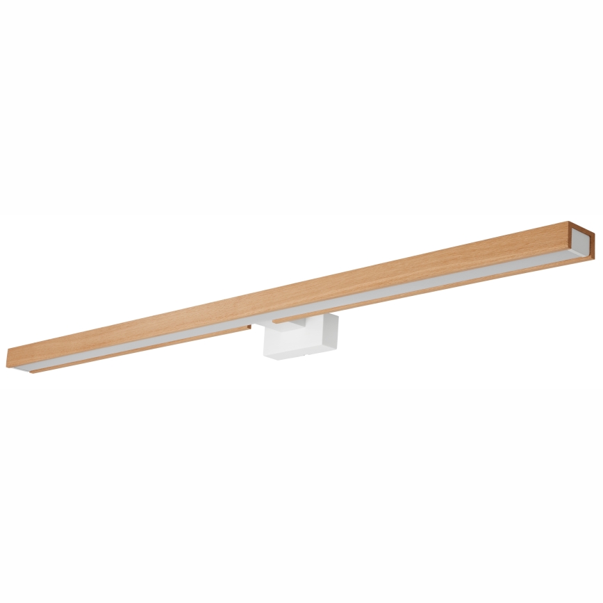 Brilagi - LED Kúpeľňové osvetlenie zrkadla WOODY MIRROR LED/15W/230V 90 cm IP44 dub/biela
