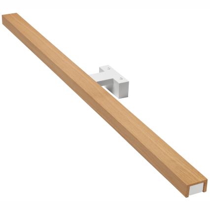 Brilagi - LED Kúpeľňové osvetlenie zrkadla WOODY MIRROR LED/15W/230V 90 cm IP44 dub/biela