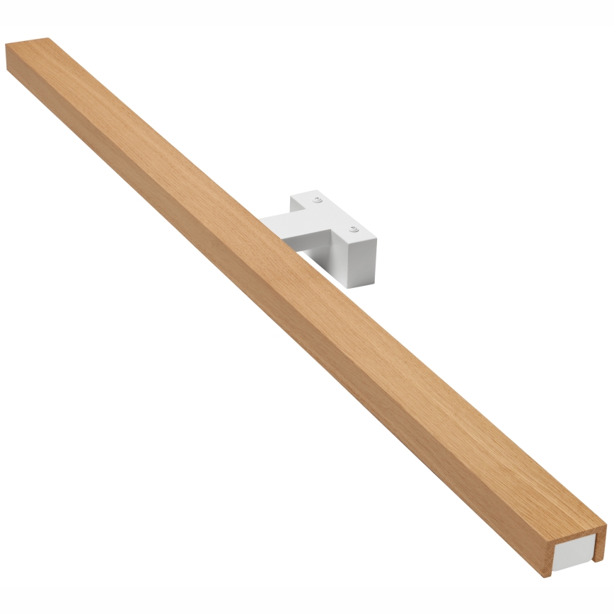 Brilagi - LED Kúpeľňové osvetlenie zrkadla WOODY MIRROR LED/15W/230V 90 cm IP44 dub/biela