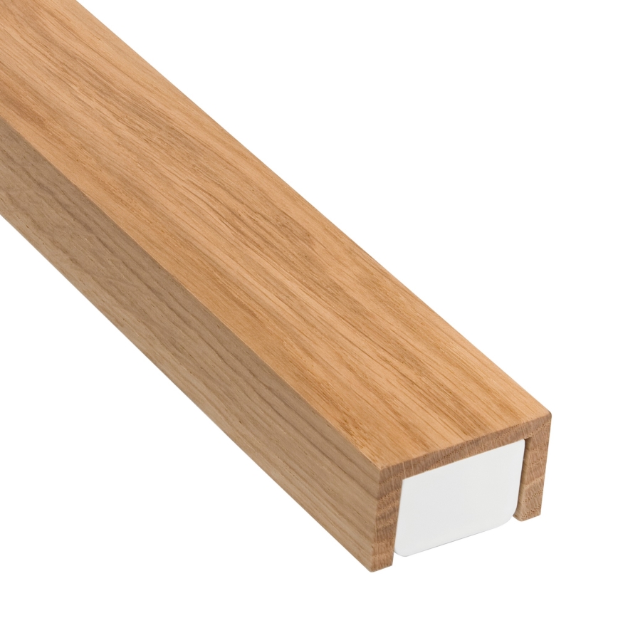 Brilagi - LED Kúpeľňové osvetlenie zrkadla WOODY MIRROR LED/15W/230V 90 cm IP44 dub/biela
