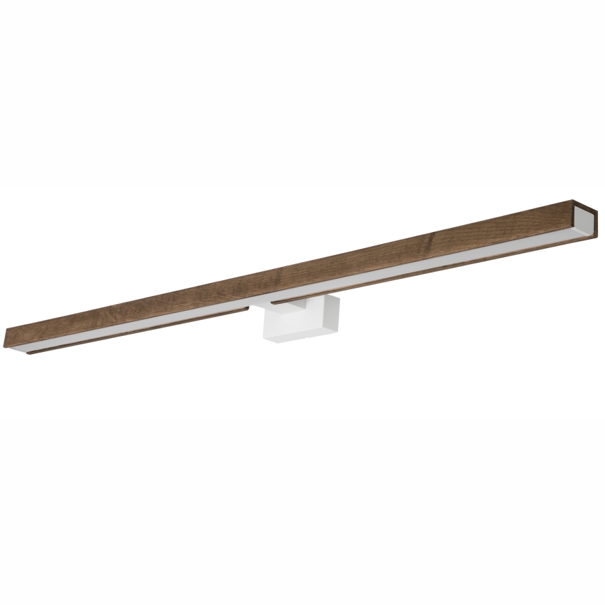 Brilagi - LED Kúpeľňové osvetlenie zrkadla WOODY MIRROR LED/15W/230V 90 cm IP44 dub orech/biela