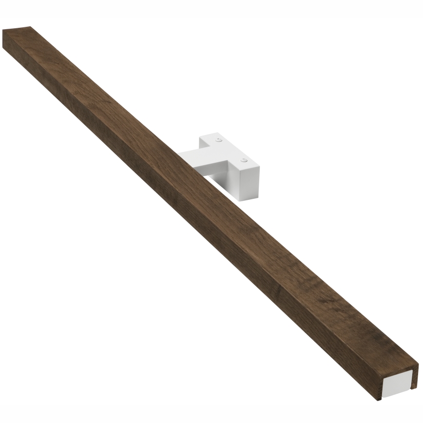 Brilagi - LED Kúpeľňové osvetlenie zrkadla WOODY MIRROR LED/15W/230V 90 cm IP44 dub orech/biela