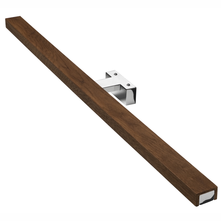Brilagi - LED Kúpeľňové osvetlenie zrkadla WOODY MIRROR LED/15W/230V 90 cm IP44 dub čerešňa/lesklý chróm