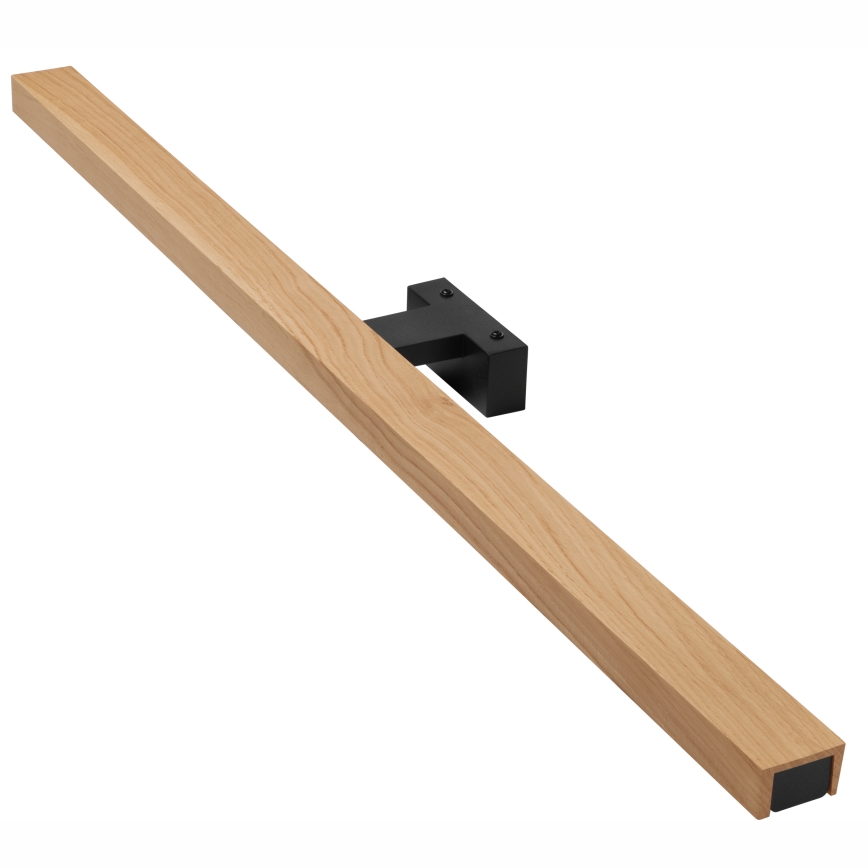 Brilagi - LED Kúpeľňové osvetlenie zrkadla WOODY MIRROR LED/15W/230V 90 cm IP44 dub/čierna