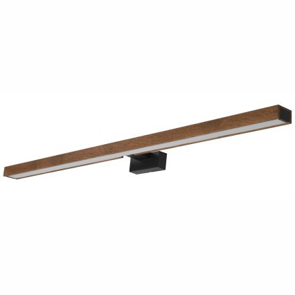 Brilagi - LED Kúpeľňové osvetlenie zrkadla WOODY MIRROR LED/15W/230V 90 cm IP44 dub čerešňa/čierna