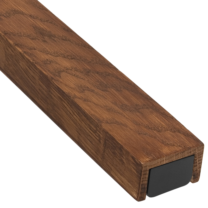 Brilagi - LED Kúpeľňové osvetlenie zrkadla WOODY MIRROR LED/15W/230V 90 cm IP44 dub čerešňa/čierna