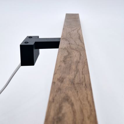 Brilagi - LED Kúpeľňové osvetlenie zrkadla WOODY MIRROR LED/15W/230V 90 cm IP44 dub čerešňa/čierna