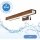 Brilagi - LED Kúpeľňové osvetlenie zrkadla WOODY MIRROR LED/8W/230V 40 cm IP44 dub čerešňa/lesklý chróm