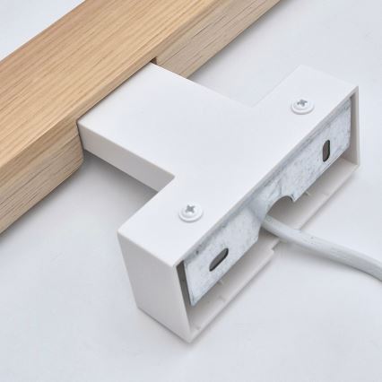 Brilagi - LED Kúpeľňové osvetlenie zrkadla WOODY MIRROR LED/8W/230V 40 cm IP44 dub/biela