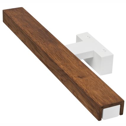 Brilagi - LED Kúpeľňové osvetlenie zrkadla WOODY MIRROR LED/8W/230V 40 cm IP44 dub čerešňa/biela