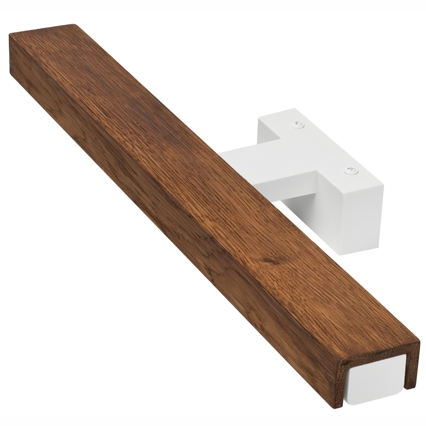Brilagi - LED Kúpeľňové osvetlenie zrkadla WOODY MIRROR LED/8W/230V 40 cm IP44 dub čerešňa/biela